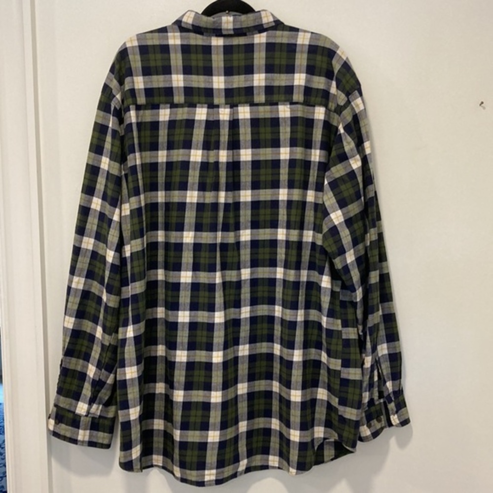 The Foundry Supply Co. (2 SHIRT BUNDLE) Men's Plaid Green and Plaid Blue… - Picture 9 of 9